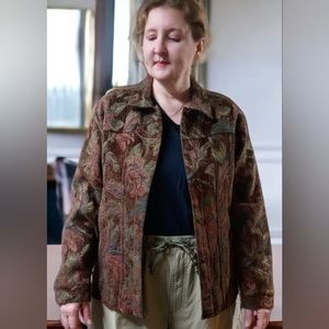 Chico's Tapestry Fashion Jacket